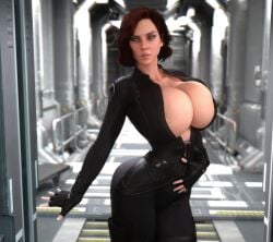 1girls 3d ass big_ass big_breasts black_widow_(marvel) bodysuit bottom_heavy breasts breasts_bigger_than_head busty curvy female female_focus female_only fingerless_gloves hourglass_figure huge_ass huge_breasts human human_only large_ass large_breasts legs light-skinned_female light_skin marvel marvel_cinematic_universe natasha_romanoff red_hair s.h.i.e.l.d. slim_waist solo superheroine thick thick_hips thick_legs thick_thighs thigh_holster thighs top_heavy vaako voluptuous waist wide_hips