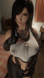 autopaizuri big_breasts big_nipples big_penis black_hair blender blender_(software) blender_eevee breasts dickgirl erect_nipples erect_nipples_under_clothes erect_penis erection erection_under_clothes erection_under_clothing erection_under_skirt excited final_fantasy final_fantasy_vii final_fantasy_vii_rebirth final_fantasy_vii_remake futa_focus futa_only futanari gloves ishiika18 leaking leaking_cum leaking_nipples leaking_penis leaking_precum long_hair paizuri paizuri_under_clothes pov seductive_look thick_penis tifa_lockhart titjob veiny_penis wet wet_clothes wet_penis wet_shirt