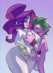 1boy 1girls 2024 balls bigdad blush breast_grab breast_squish breasts couple_(romantic) couple_sex duo female friendship_is_magic genitals gentle_femdom gentle_mommy green_eyes green_hair hair hand_on_breast handjob hasbro humanized humanoid_pointy_ears male male/female milf mommy mommy_dom mommy_kink my_little_pony not_furry nude nude_female nude_male older_female penis purple_body purple_hair rarity_(mlp) romantic romantic_couple smile spike_(mlp) squish tease teasing