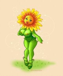 big_breasts big_lips bimbo bimbo_body bimbo_lip conker's_bad_fur_day conker_live_and_reloaded flower high_heels huge_breasts miss_sunflower platform_heels rareware sunflower_(cbfd) sunflower_(conker's_bad_fur_day) wide_hips xbox_360 xbox_game_studios xbox_one