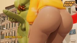 1girls ass_focus big_ass blanka creamynsfw fortnite fortnite:_battle_royale public_sex street_fighter sunburst_dawn_(fortnite)