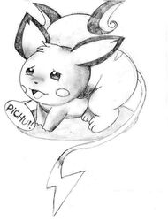 pichu pokemon pokemon_(species) raichu shadowlink350 tagme