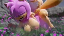 1boy 1girls 3d amy_rose animated big_breasts breasts burstingseas doin_ya_mom fatty_spins female fox hedgehog male mp4 music penetration sonic_(series) sound tagme tails video