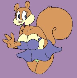 1girls arms_behind_back big_ass big_breasts big_butt bikini breasts brown_fur brown_hair female female_only fur furry hourglass_figure huge_ass huge_breasts nickelodeon qoolguyart sandy_cheeks smooth_skin spongebob_squarepants squirrel tagme thick_thighs wide_hips