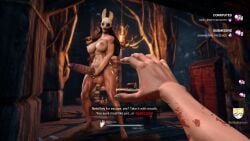 1futa 3d abs axe balls biceps blood breasts cabin caught dead_by_daylight erect_nipples erection feet futanari gameplay_mechanics holding_penis horror huntress_(dead_by_daylight) key large_balls large_breasts large_penis looking_at_viewer mask muscular muscular_futanari muscular_thighs nipples penis pov quads reaching_out rope scars self_upload shiftybizness taker_pov talking_to_viewer thighs threatening weapon weapon_over_shoulder