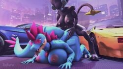 3d anal animated anthro athletic_futanari big_breasts big_penis feraligatr futa_on_futa futanari luxray pokémon_(species) pokemon pokemon_(species) rayhuma scalie sfm source_filmmaker yuki_(evov1) yukigatr_(evov1)