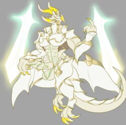 anthro anthrofied balls beckoning claws cygames daikuhiroshiama dragalia_lost dragon erection genitals gesture gilgamesh_(dragalia_lost) glowing horn humanoid_genitalia humanoid_penis levitation low_res male male_only muscular muscular_male nintendo penis scalie solo video_games wings