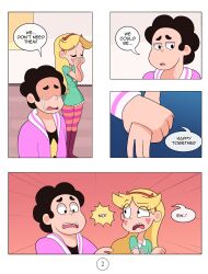 cartoon_network clean comic crossover disney disney_channel disney_xd no_nude ohiekhe rejected rejection star_butterfly star_vs_the_forces_of_evil steven_quartz_universe steven_universe straight_hair