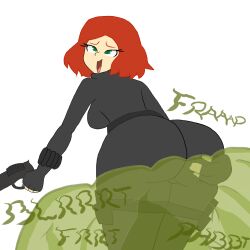 big_ass big_butt black_widow_(marvel) brap fard fart fart_cloud fart_fetish farting huge_ass huge_butt looking_at_viewer marvel protorepulsive repulsiveproto showing_ass