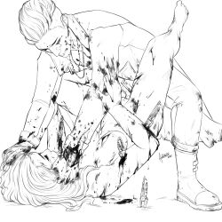 ashalle ashalle blood clothed_male_nude_female clothed_sex dead_by_daylight dubious_consent forced ji-woon_hak knife nonconsensual original_character original_female_character rough_sex stabbing trickster