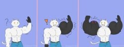 bara fortnite gay ghost_meowscles growth growth_sequence meowscles_(fortnite) muscular shadow_meowscles_(fortnite)