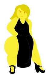 androgynous ass big_ass dress emoji_(race) emoji_boi evening_dress femboy high_heels huge_ass hung_trap hyper_penis loincloth male male_only no_outlines original solo thick_thighs unknown_artist wide_hips