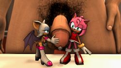 3d 3d_model amy_rose ass bare_arms bare_legs bare_thighs bat bush bushy_pubes female fingering fur giant giant_male giant_penis hand_on_penis hedgehog holding_penis infamousmask macro macro_male male micro micro_female micro_on_macro micro_on_penis minigirl mobian mobian_(species) mobian_bat naked nipples nude nude_female nude_male penis precum pubic_hair rouge_the_bat saliva_on_tongue sega shrinking shrunken_person shrunken_woman size_difference size_play sonic_(series) sonic_adventure_2 sonic_the_hedgehog_(series) wet_panties