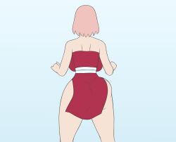 1girls alternate_breast_size animated ass ass_shake back backboob big_ass big_breasts big_butt biggies00 boruto:_naruto_next_generations bubble_ass bubble_butt busty dancing dress fat_ass female_only huge_breasts jiggle large_breasts milf naruto naruto_(series) pawg pink_hair sakura_haruno short_skirt shounen_jump skirt skirt_lift small_waist tiny_waist twerking white_skin wide_hips wiggle