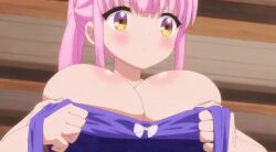 1girls 2022 2d animated big_breasts bouncing_breasts doga_kobo first_porn_of_character first_porn_of_franchise jiggle kazairo_kotone large_breasts loop lowres no_sound rpg_fudousan short_playtime source_request tagme video