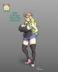 lucoa from kobayashi-san chi no maidragon by toby art