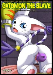 1girls anal_insertion anthro anus ass bbmbbf comic comic_cover digihentai digimon female female_only gatomon gatomon_the_slave open_mouth palcomix pussy sex_toy solo solo_female tears tongue vaginal_insertion vibrator vibrator_in_ass vibrator_in_pussy