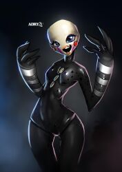 adry53 animatronic breasts buttons featureless_breasts featureless_crotch female five_nights_at_freddy's five_nights_at_freddy's_2 marionette_(fnaf) mask no_nipples puppet_(fnaf) robot scottgames