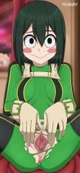 tsuyu asui from my hero academia by fenqury