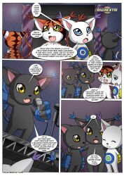 bbmbbf blackgatomon comic comic_page digihentai digimon female gatomon gatomon_in_heat_3 male mikemon palcomix