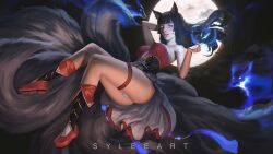 1girls ahri default_ahri female female_focus female_only league_of_legends syleeart