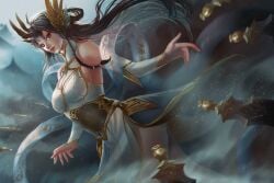 1girls divine_sword_irelia female female_focus female_only immortal_journey_series irelia_xan league_of_legends windami