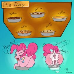 ass bodily_fluids cum cum_in_ass cum_in_pussy cum_inside dated earth_pony english_text equid equine female feral food friendship_is_magic genital_fluids hasbro hi_res horse magnificent-arsehole mammal mlp_g4 my_little_pony pastry pie pie_(food) pinkie_pie_(mlp) pony signature text