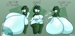 anthro body_transformation breastmilk bushes chubby_female hyper_breasts kefiregg lactation large_stomach massive_ass massive_breasts nebula_(kefiregg) puffy_nipples tagme transformation