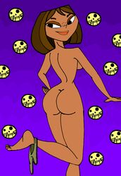 1girls ass courtney_(tdi) duckymomoisme hair humanoid latina short_hair smile tagme total_drama_island