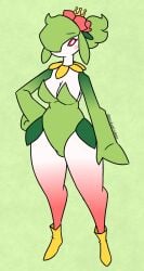 1girls anthro anthro_only anthrofied big_breasts breasts female female_only hips hisuian_lilligant humanoid large_breasts lilligant nerdyreindeer pokemon pokemon_(species) solo solo_female thick thick_thighs thighs wide_hips