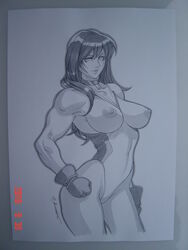 1girls breasts breasts_out daikon_(artist) female female_only gloves marvel she-hulk solo tagme