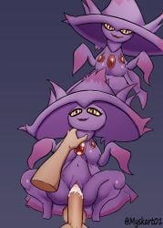 1boy big_breasts cum cum_in_pussy cum_inside female female_penetrated human human_penetrating male male/female male_human/female_pokemon male_penetrating male_penetrating_female mismagius myskart penetrating_pov penetration pokémon_(species) pokemon pokemon_(species) pokephilia pov purple_skin red_eyes sex vaginal_penetration