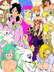 11girls android_18 anthro archie_comics babs_bunny black_hair blackarachnia blonde_hair blue_eyes blue_hair breasts brown_hair bulma_briefs chipmunk crossover digimon dragon_ball dragon_ball_z fatalis female fur furry gatomon green_hair human interspecies kasumi_(pokemon) lola_bunny looney_tunes marge_simpson mobian_(species) multiple_girls nintendo nipples non-human orange_hair pokemon rabbit sally_acorn sega sonic_(series) sonic_satam sonic_the_hedgehog_(archie) sonic_the_hedgehog_(comics) sonic_the_hedgehog_(series) straight_hair tea_gardner tentacle_sex the_simpsons tiny_toon_adventures transformers transformers_animated twintails uncensored videl yu-gi-oh!