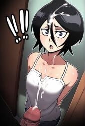 ai_generated bleach cum dick kuchiki_rukia pixelsin tagme