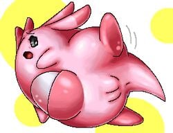 chansey color female female_only feral nude pink_skin pokemon raised_leg solo tagme vulva