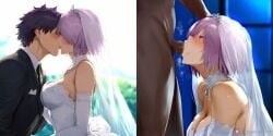 ai_generated censored dark-skinned_male fate/grand_order fate_(series) gisse mash_kyrielight shielder_(fate/grand_order)