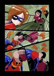 comic dc disney elastigirl helen_parr madame_rouge pixar soft_vore superheroine teen_titans the_incredibles varu vore