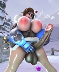 1futa 3d 3d_(artwork) 3d_model almost_naked almost_nude asian asian_female big_areola big_balls big_breasts big_nipples big_tits blue_gloves breasts_bigger_than_head breasts_out breasts_out_of_clothes breasts_outside brown_hair chinese chinese_female exposed_breasts exposed_penis eyewear futa_only futanari glasses gloves hair_ornament hair_pin holding_penis huge_balls huge_breasts huge_cock huge_tits hyper legs_apart licking_lips looking_at_viewer mei_(overwatch) overwatch self_upload sfm shiny shiny_legs shiny_skin snow_gear snowing solo source_filmmaker tacticaljunk tongue_out video_game video_game_character video_game_franchise video_games watermark