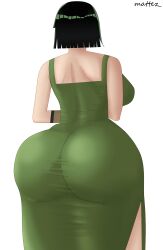 1girls 2022 alternate_ass_size ass ass_in_dress back back_view backboob big_ass big_breasts big_butt boobs breasts clothed clothing color curvy curvy_figure dark_hair dress female female_focus female_only from_behind fubuki_(one-punch_man) gigantic_ass green_hair hips huge_ass huge_breasts large_ass legs looking_away low-angle_view mattez_ mature_female medium_hair one-punch_man seductive short_hair solo solo_female solo_focus thick thick_ass thick_legs thick_thighs thin_waist tight_clothing tight_dress tits voluptuous white_skin wide_hips