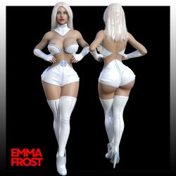 3d blonde_hair breasts curvaceous curvy curvy_female curvy_figure dat_ass daz_studio emma_frost high_heels hourglass_figure huge_breasts marvel marvel_comics new_x-men platinum_blonde_hair seekerzstore thighhighs white_queen wide_hips x-men