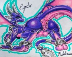 1girls breast cynder cynder-the-dragon dragon dragoness semi-anthro