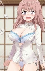 big_breasts blush breasts inui_shinju shy sono_bisque_doll_wa_koi_wo_suru