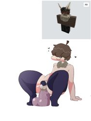 1boy anal chastity_cage cum cumming cumshot dick digital_art digital_drawing_(artwork) digital_media_(artwork) kase. male_only reference_image roblox roblox_avatar robloxian self_upload sex_toy sex_toy_in_ass sex_toy_insertion thick_thighs toy vibrator xflame_andox