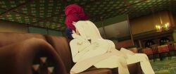 1boy 1girls 21:9 3d animated atlus blue_hair bunnxarts completely_nude couch cowgirl_position duo duo_focus girl_on_top hi_res highres kissing large_breasts light-skinned_female light_skin makoto_yuki megami_tensei mitsuru_kirijo nude persona persona_3 petite red_hair riding_penis romantic_sex sex short_playtime shorter_than_10_seconds sound tagme vaginal_penetration vaginal_sex video