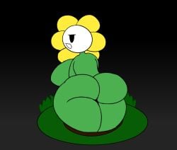 big_ass big_breasts bubble_butt female flowey_the_flower lewdyoshyboy plantie rule_63 tagme undertale undertale_(series)