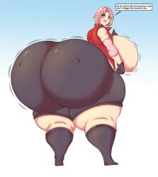 1girls ass ass_body ass_expansion big_ass big_breasts big_butt breast_expansion breasts bubble_ass bubble_butt dragonicxs expansion female female_only gigantic_ass gigantic_breasts gigantic_thighs gofenix green_eyes huge_ass huge_breasts huge_butt hyper_ass milf naruto naruto_(series) naruto_shippuden nipples pink_hair sakura_haruno thick_ass thick_thighs