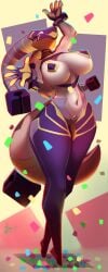 big_breasts female protogen sclyre tagme thick_thighs