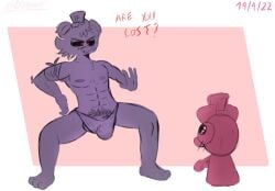 bear big_muscles big_penis five_nights_at_freddy's five_nights_at_freddy's_4 furry male_focus nightmare_(fnaf)