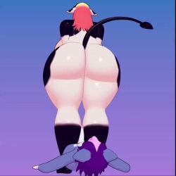 3d animated ass ass_focus big_butt bo_(ikugo) boh breasts butt dialogue duo english_text erection facesitting female fur furry furry_only huge_ass huge_butt ikugo ikugo_(artist) ikugo_(character) larger_female male male/female mp4 no_sound nude penis short_playtime size_difference smaller_male tail text thick_ass thick_thighs thumbs_up uncensored video