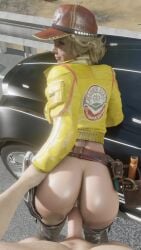 1boy 1girls 2022 3d 9:16 animated ass blonde_hair bottomless bottomless_female breasts cindy_aurum doggy_style female female_focus female_penetrated final_fantasy final_fantasy_xv from_behind green_eyes hat hi_res jacket large_breasts large_penis lazyprocrastinator male male_penetrating male_pov no_sound outdoors partial_male penis pov sex sex_from_behind short_hair shorter_than_30_seconds solo_focus square_enix standing standing_sex straight tagme tanline tanlines uncensored vertical_video video